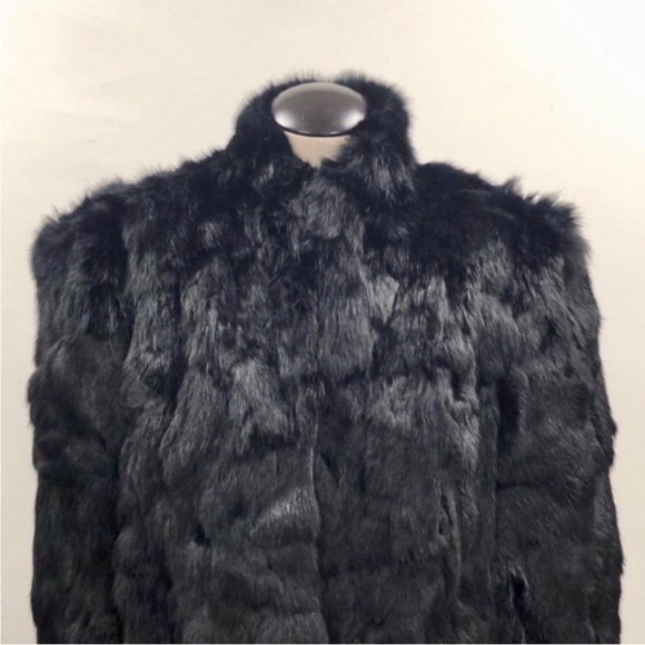 LUXURY RABBIT FUR COAT - Picture 7 of 15